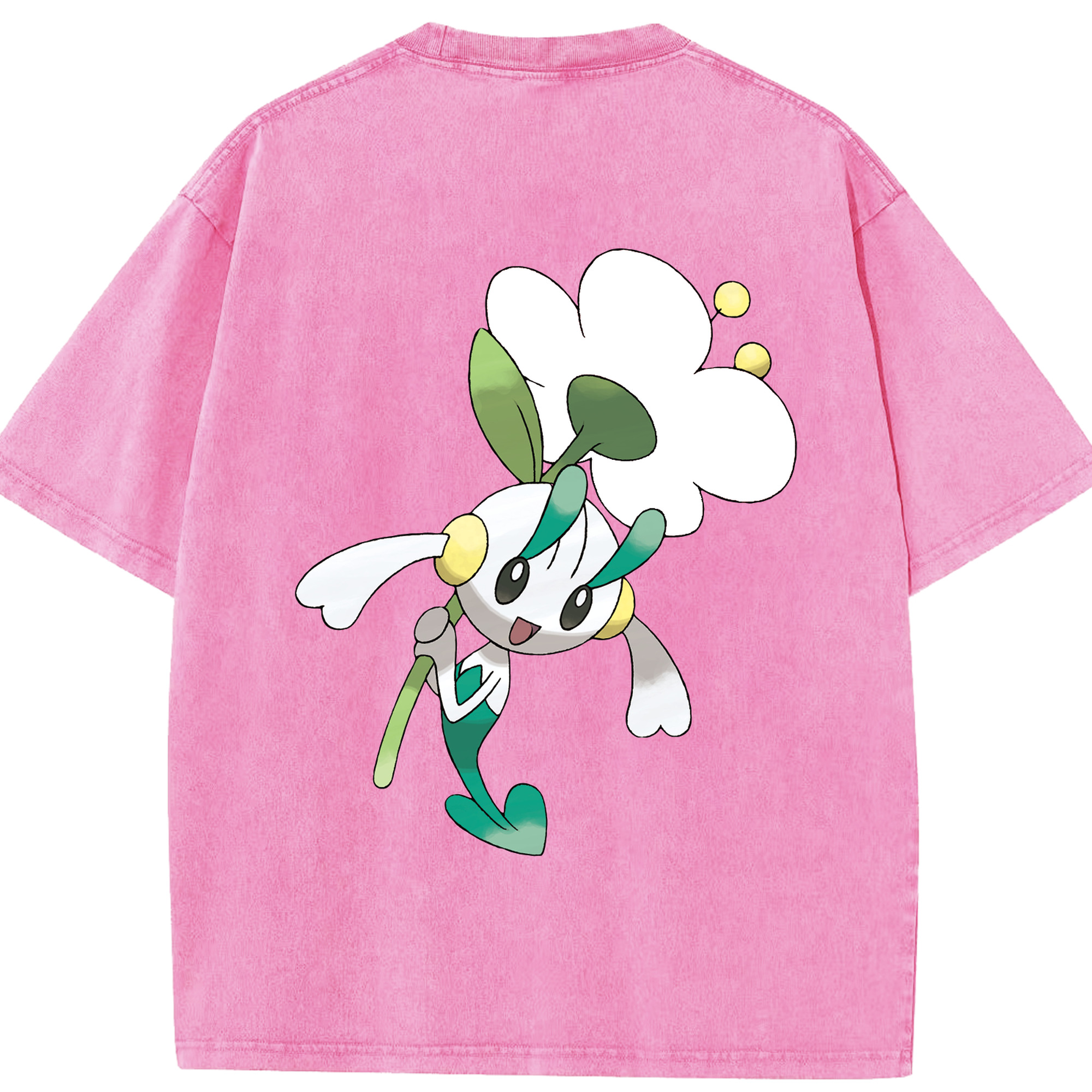 （画像用） ポケットモンスター Pokémon 綿100% ヴィンテージ風 半袖Tシャツ（背面プリント）